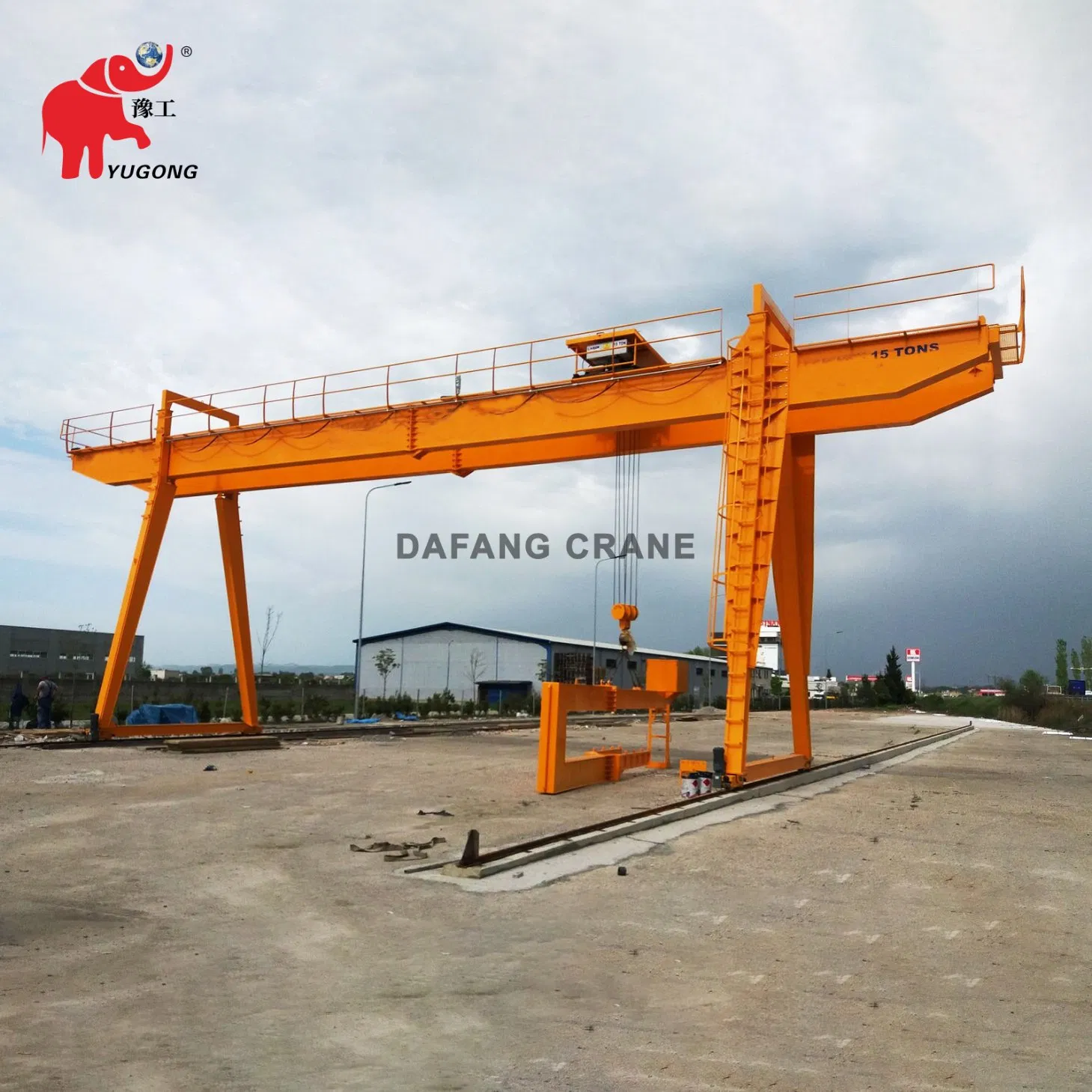 10 Ton 20 Ton 25ton 30ton 40ton 50ton 60ton Port Container Lifting Rail Mounted Gantry Cranes Mobile Harbour Crane with Spreader