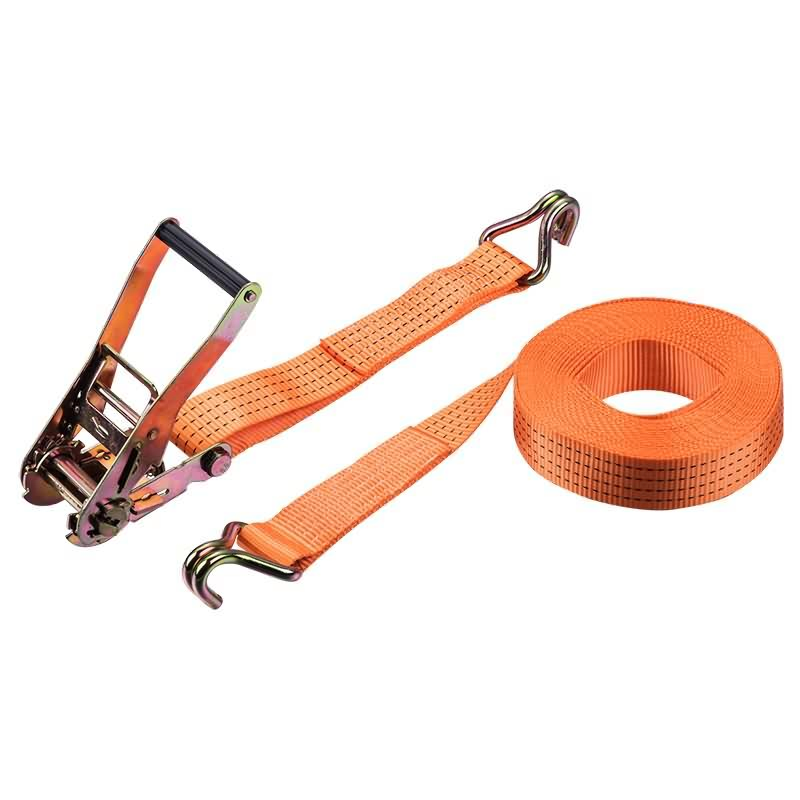 CE 2'' Cargo Lashing Ratchet Tie Down Straps for Transport and Load