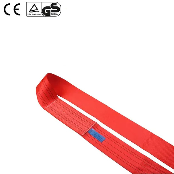 Industrial Rigging Polyester Lifting Crane Endless Flat Webbing Sling Straps