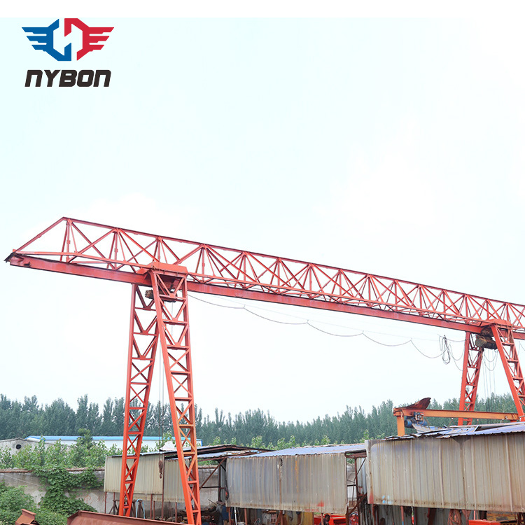 Single Beam 1-50t Electric Rail Traveling Trussed Type Engineering Gantry Crane