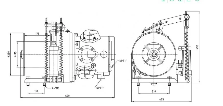 Pneumatic Air Winch Details
