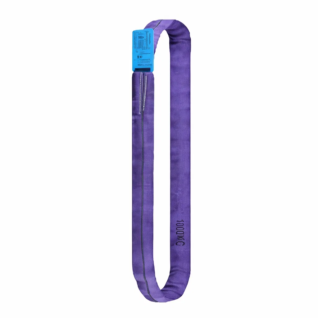 Webbing Sling Flat Strap for Cargo Lifting Industrial and Warehouse Environments