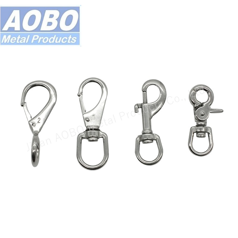 Stainless Steel Heavy Snap Hook Shackle Swivel Sailing Hardware Rigging Hardware