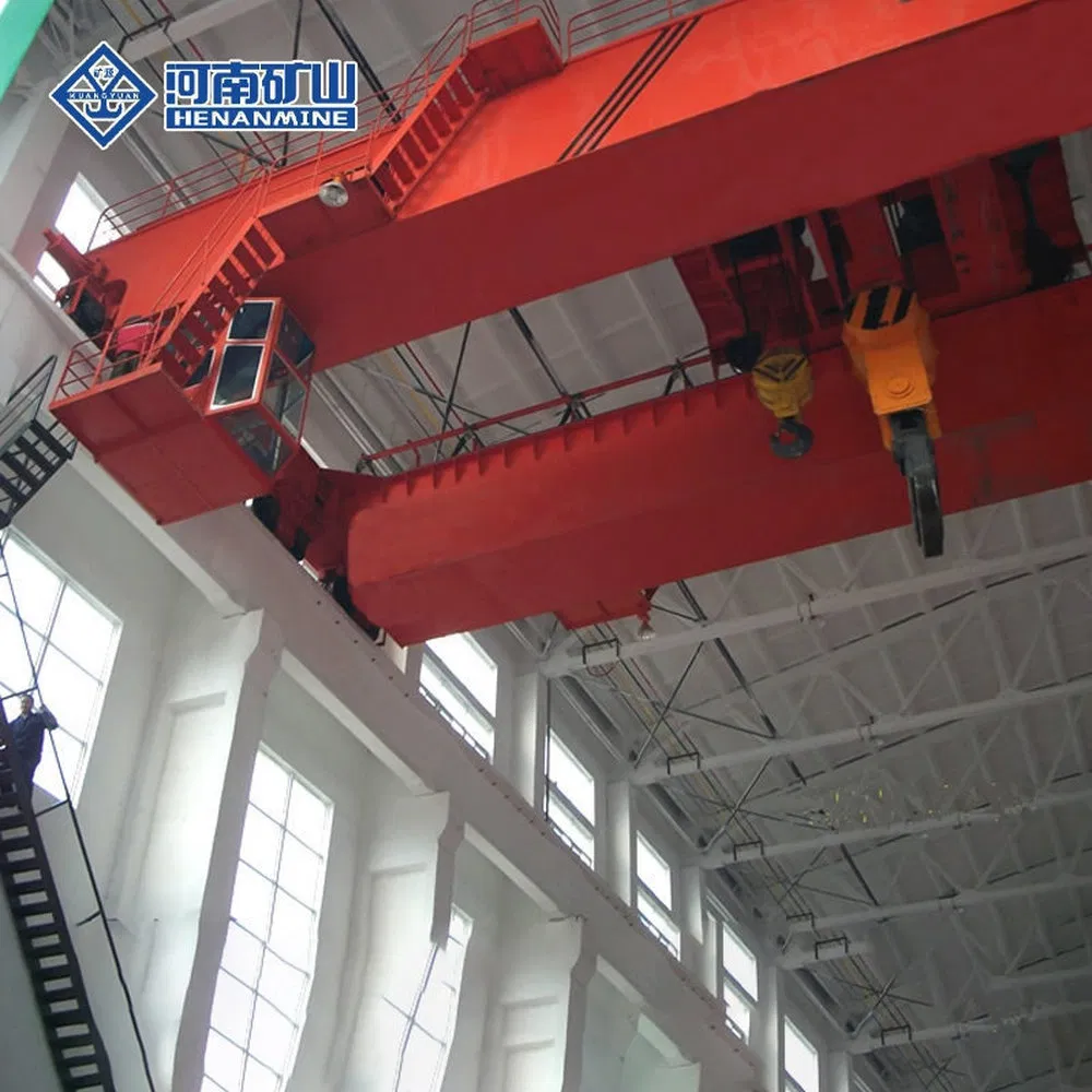 European Double Girder Eot Overhead Bridge Crane with VFD Electric Traveling System