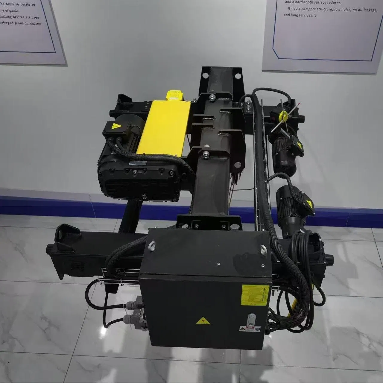 European Standard Advanced Design Single Girder Beam Overhead Travelling Bridge Crane with Low Headroom Hoist for Metallurgical Factory