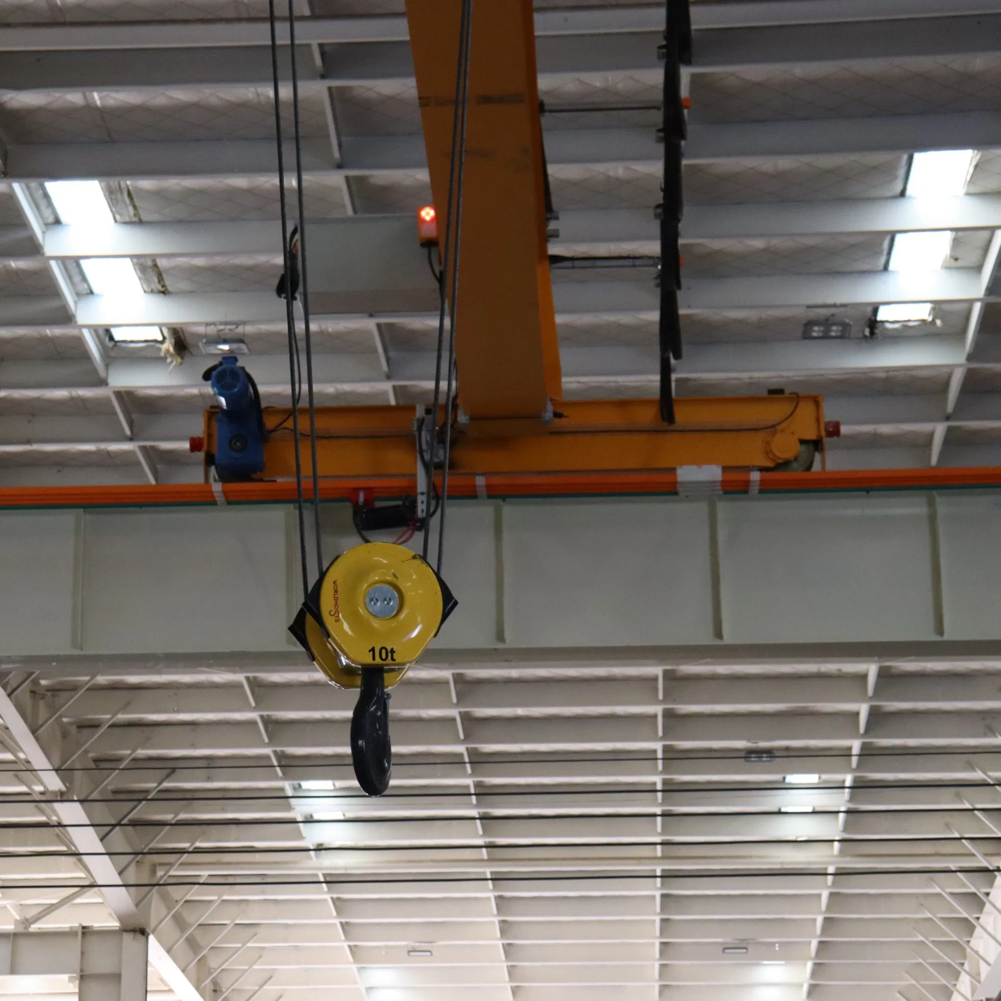 China Factory Shanghai Supplier Low Noise Euro-Style 10 T Single Girder Electric Overhead Traveling Beam Bridge Crane Good Price