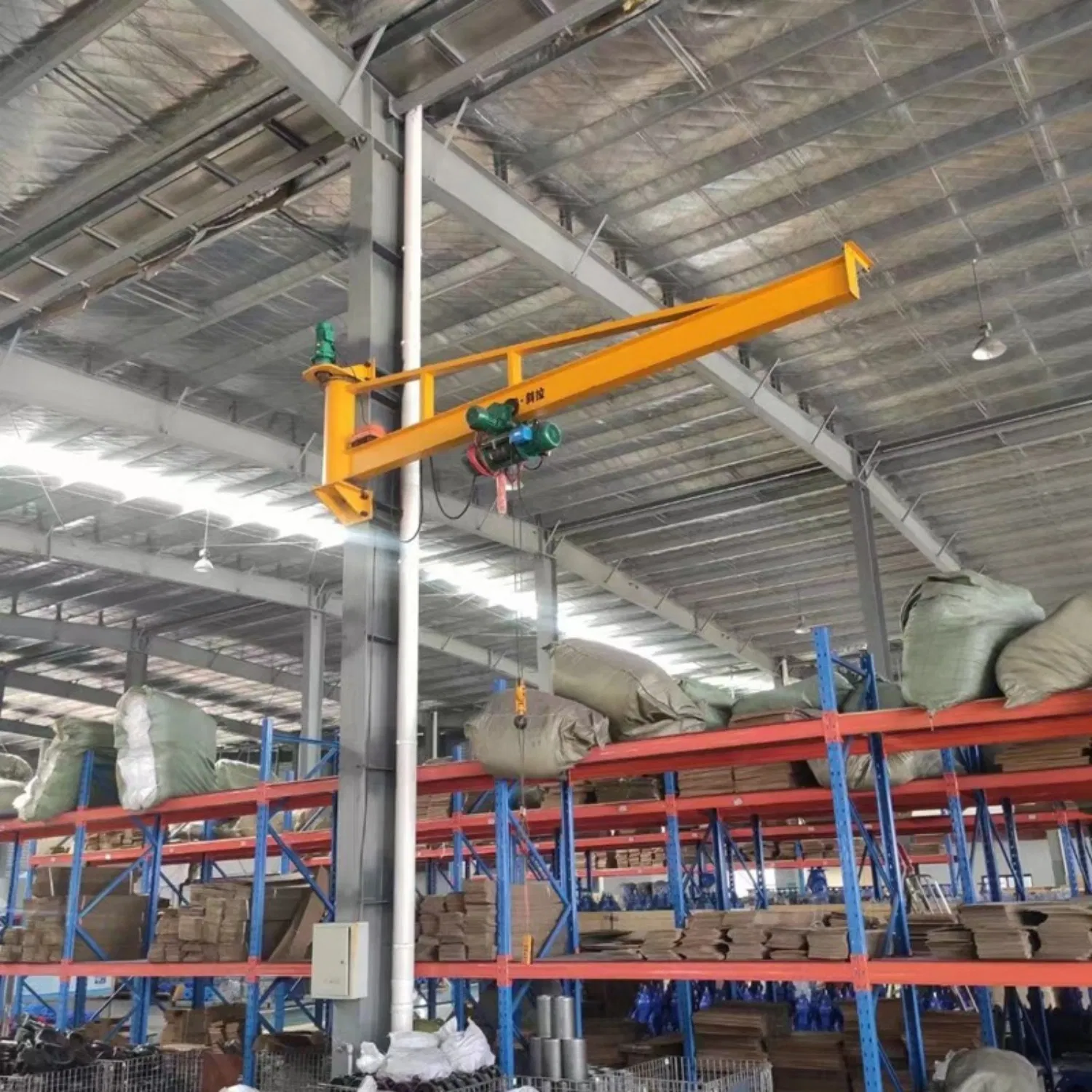 360 Degree 6-30m Heavy-Duty 20 Tons 10 Tons 5 Tons Portable Mobile Jib Crane Use for Efficient Lifting Workshop Jib Crane
