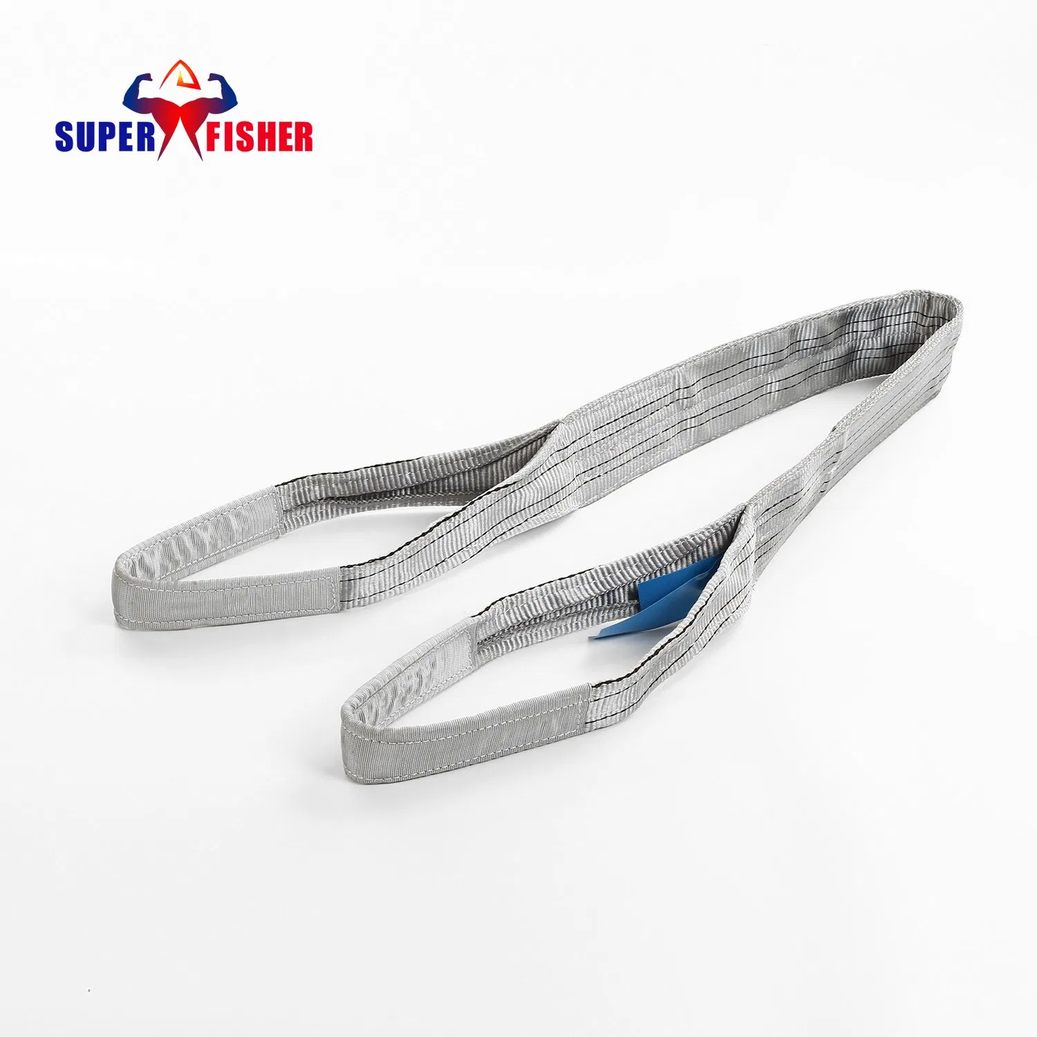 2 Ton CE&GS Certified Polyester Duplex Double Ply Flat Lifting Webbing Sling Belt Strap