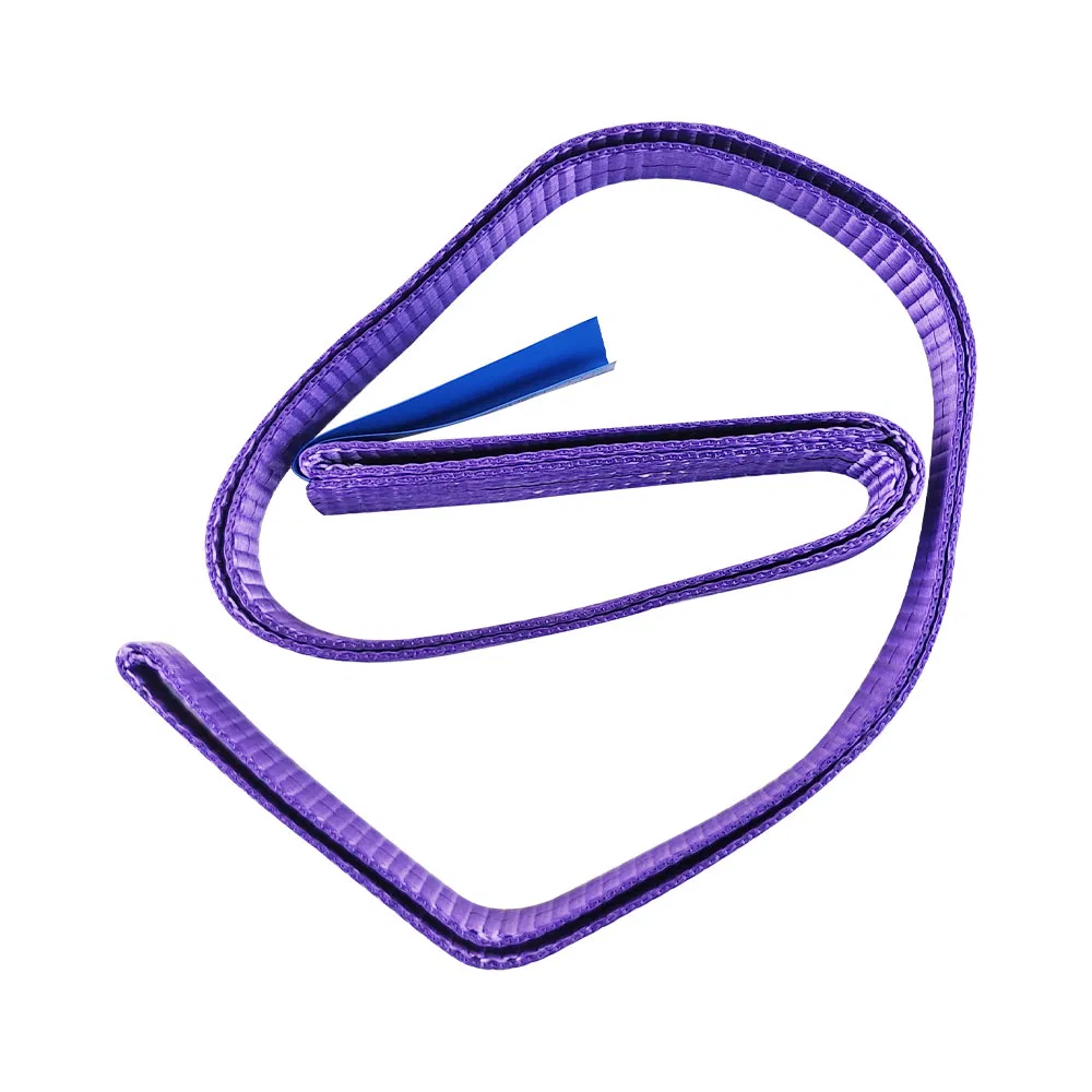 Flat Flexible Industrial Lifting Slings High Strength Polyester Webbing Strap