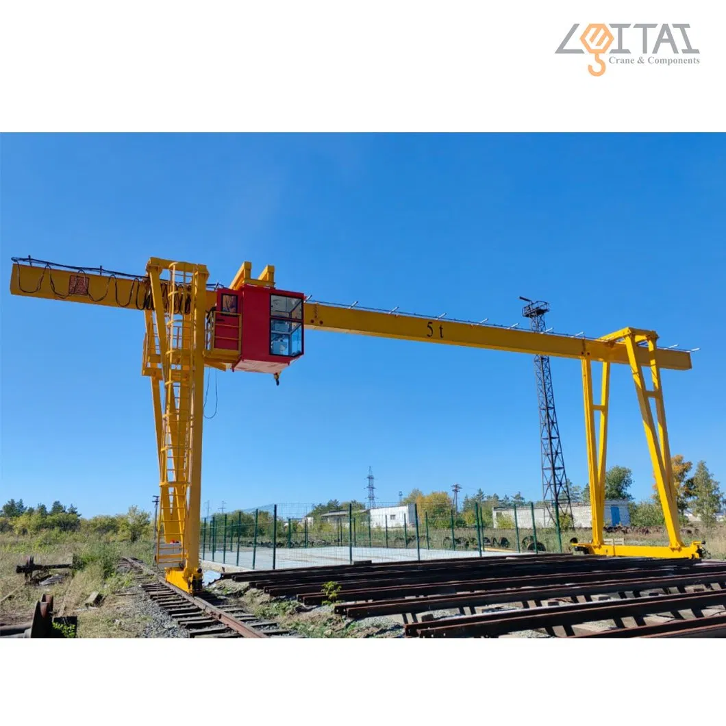 -40 Degree Low Temperature 4.5m Cantilever Single Girder Gantry Crane with Cabin