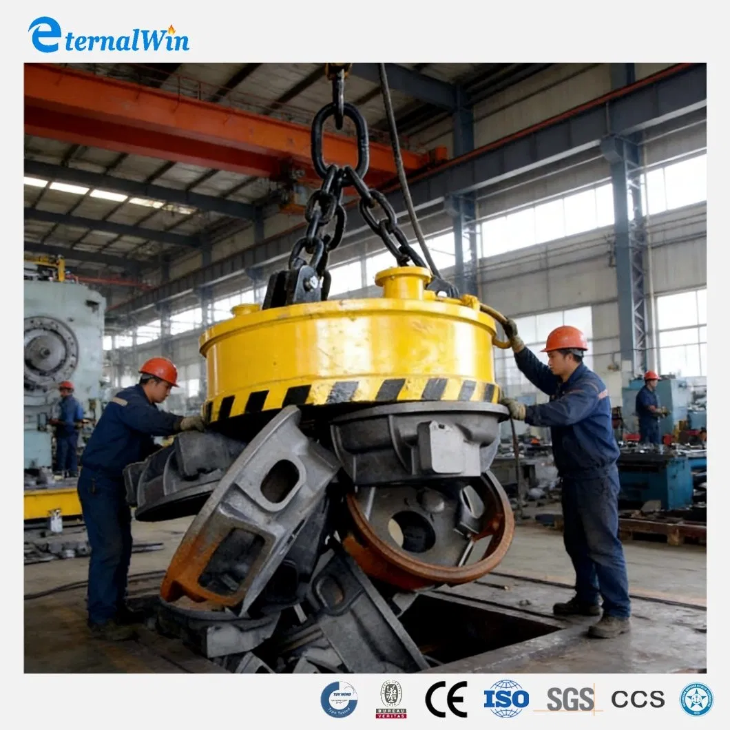 Electro Lifting Magnet 220V Electromagnet Lifting Magnet Strong Magnetic Lifter