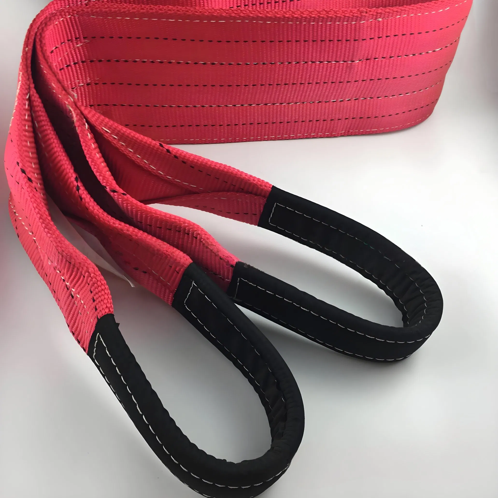 Webbing Sling Flat Strap for Cargo Lifting Industrial and Warehouse Environments