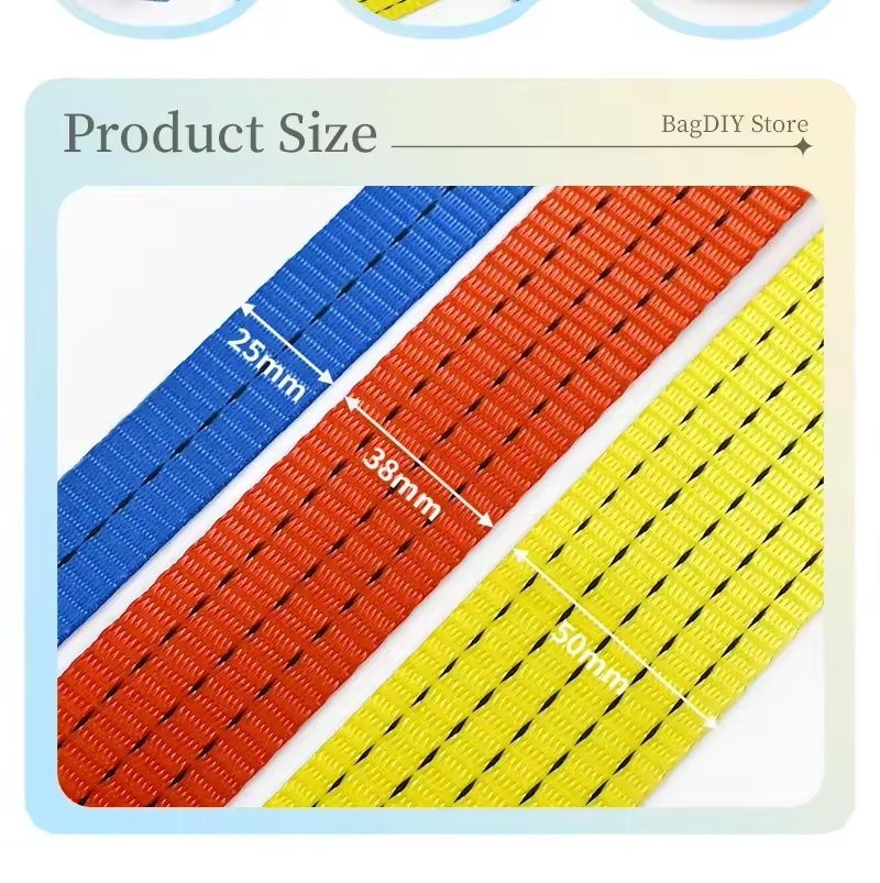 OEM 25mm Webbing Sling Belt 1ton Lifting Factory Ratchet Tie Downs Webbling Strap