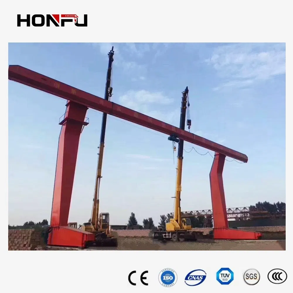 Gear Motor Lifting Equipment Beam Single Girder Gantry Crane with CE Good Service