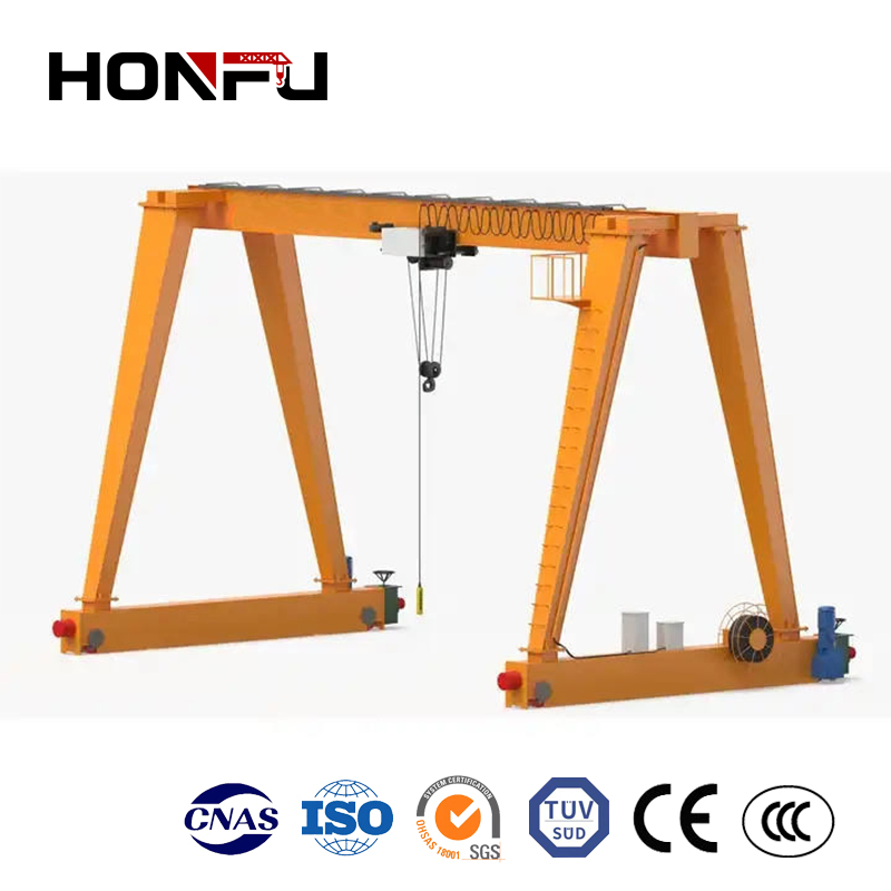 Gear Motor Lifting Equipment Beam Single Girder Gantry Crane with CE Good Service