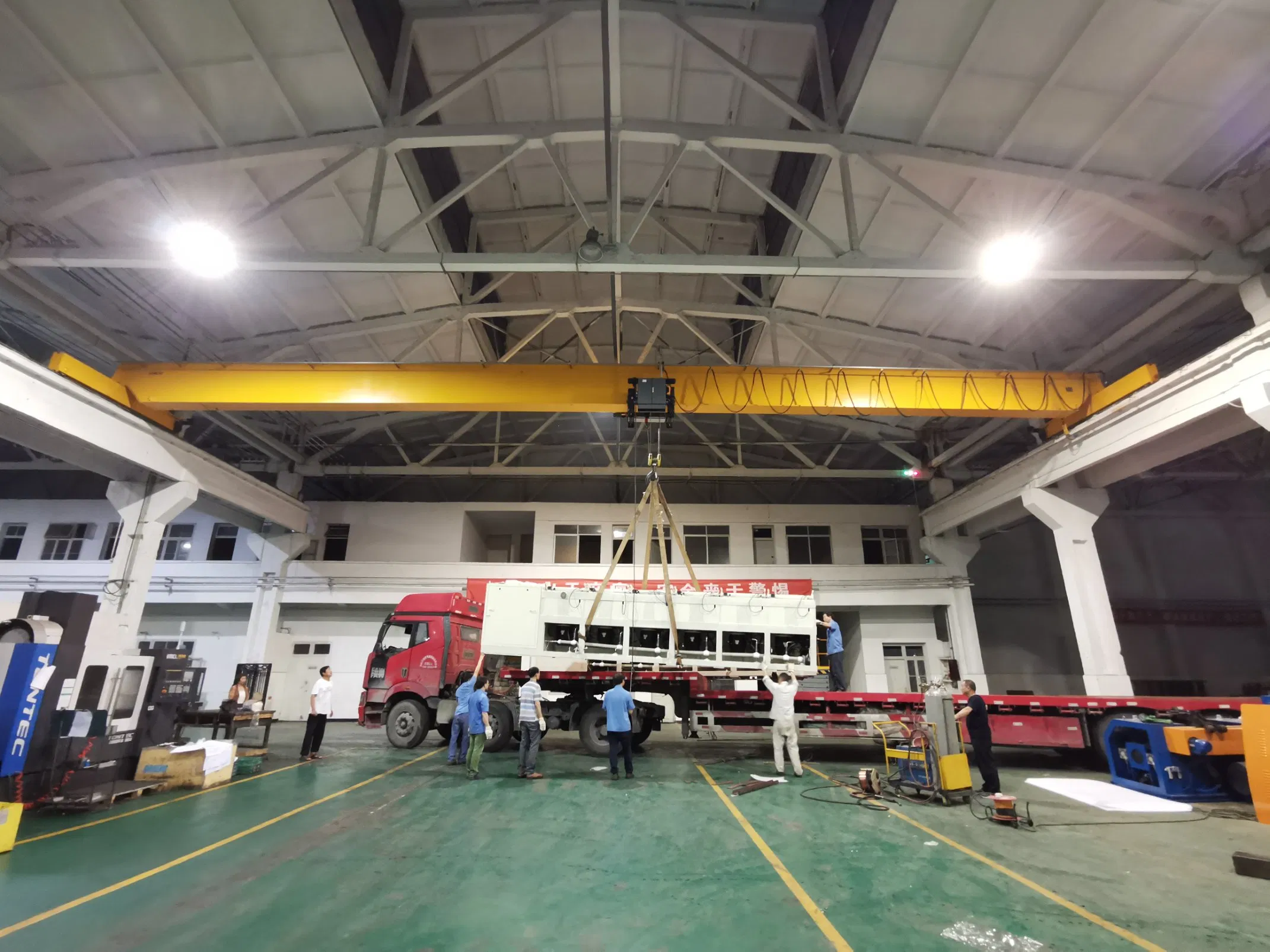 Workshop Ceiling Rail Traveling 3t 5t 10t Single Girder Overhead Crane with Hoist