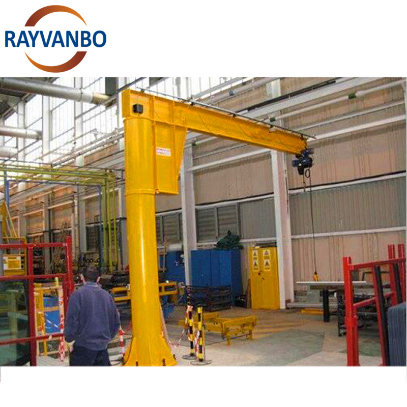 Best Price 1t 2t 3t 5t Floor Mounted Slewing Lifting Cantilever Jib Crane with Electric Hoist Price for Sale in Industry