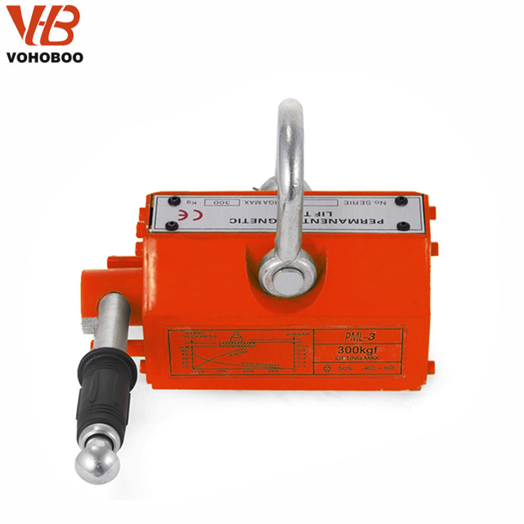 Permanent Magnetic Lifter 2 Ton Magnet Lifting Crane Hoist 2000kg Magnetic Lifter