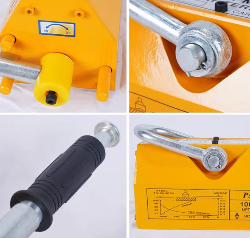 3.5times Pml 1000kg 3000kg 5000kg Permanent Magnetic Lifter for Steel Plate