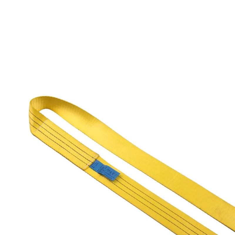 Industrial Rigging Polyester Lifting Crane Endless Flat Webbing Sling Straps