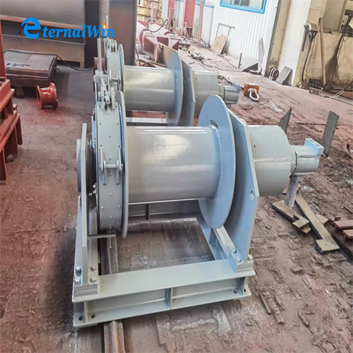 50kN Offshore Pneumatic Air Tugger Winch Explosion-Proof Ship Hatch Cover Air Winch