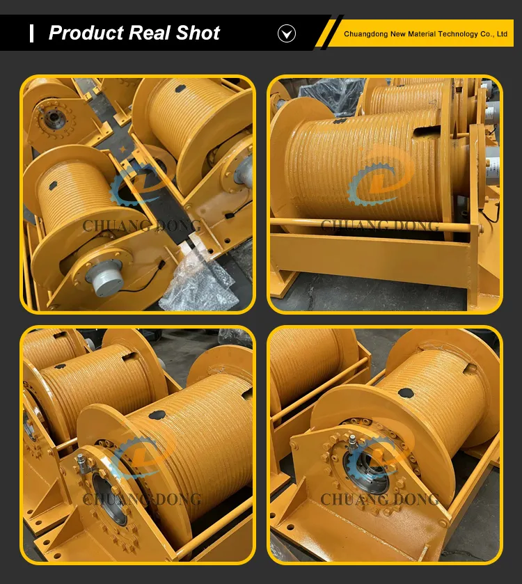 Hydraulic Hoisting Winch Description 2