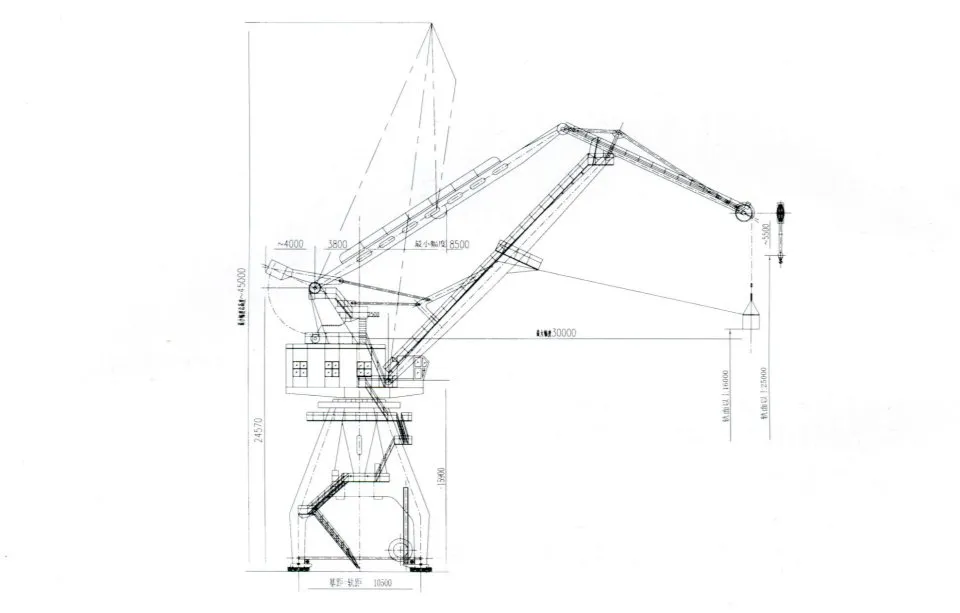 Jetty Portal Crane Operation