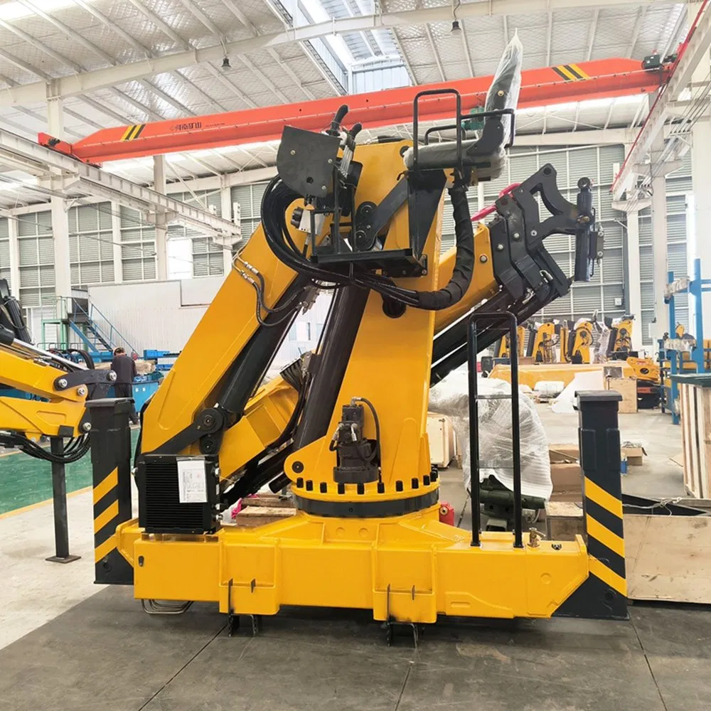 1t 2t 3.2t 4t 5t 6.3t 8t 10t 12t 14t 16t 20t 25ton Hydraulic Cargo Mobile Folding Crane Crawler Lift Lorry Jib Arm Knuckle Articulated Boom Truck Mounte Crane