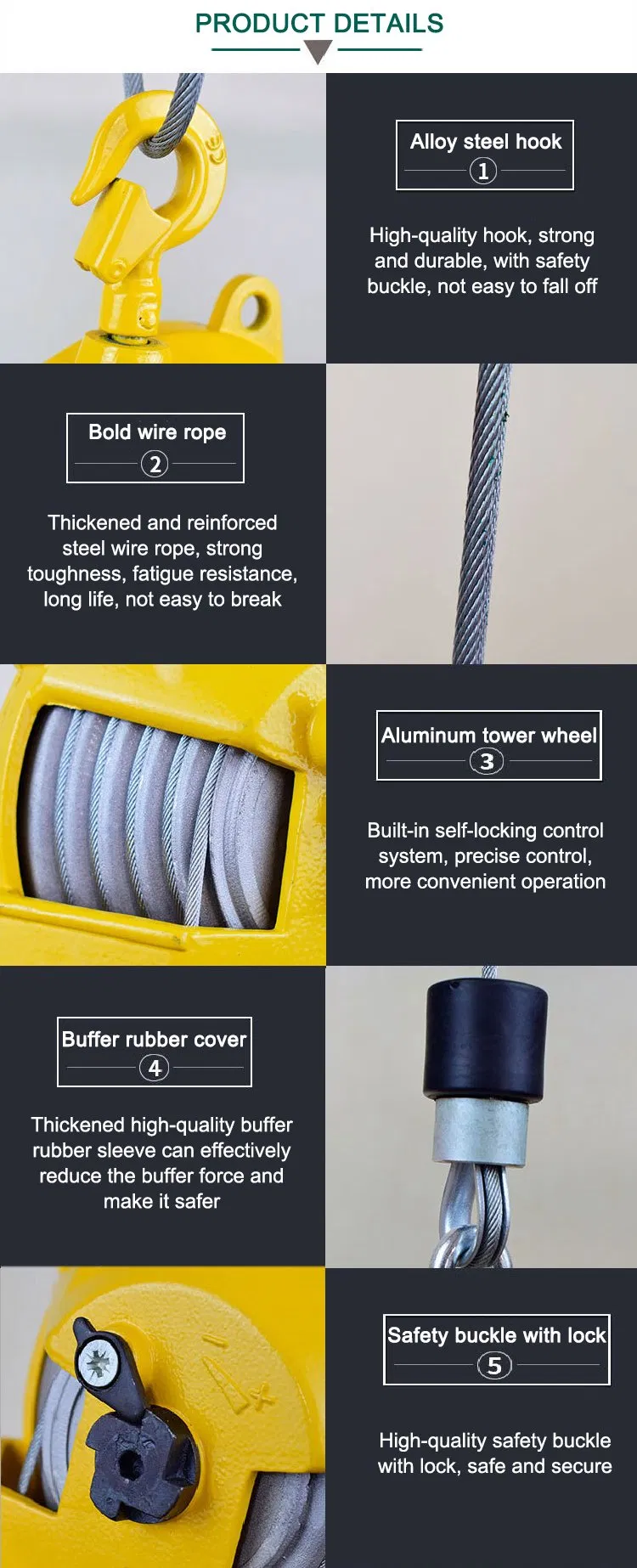 High Precision 15-22kg 22-30kg 30-40kg Assembly Tools Spring Balancer