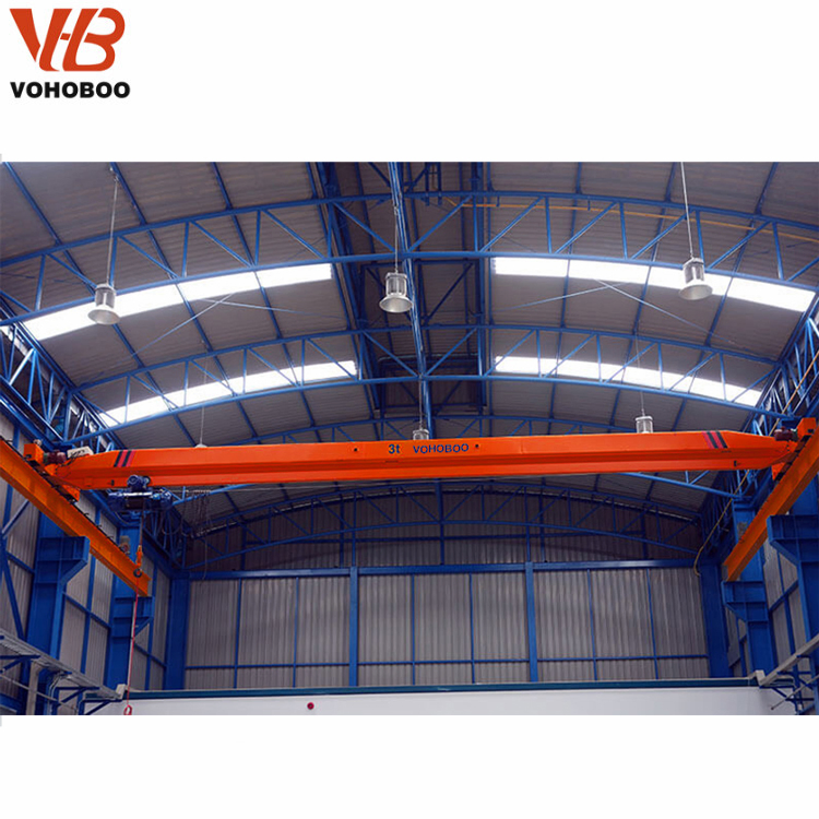 European Standard Electric Hoist Traveling Double Girder Bridge Crane 10t 20t 30t 50t Capacity Overhead Crane