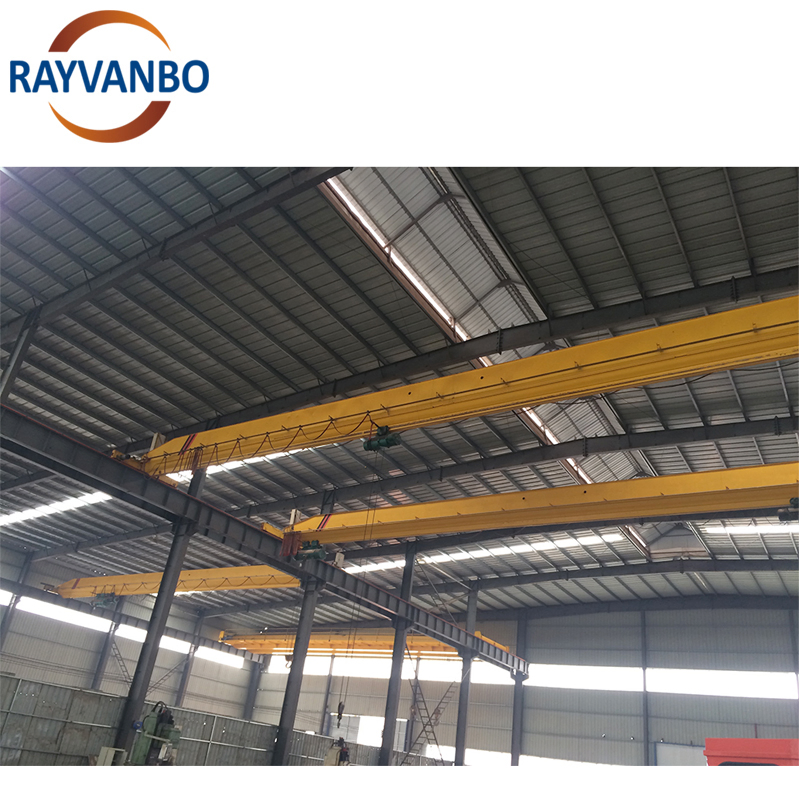 High Quality 1 Ton 3 Ton 5 Ton 10 Ton 20 Ton Electric Single Girder Overhead/Bridge Traveling Crane for Warehouse