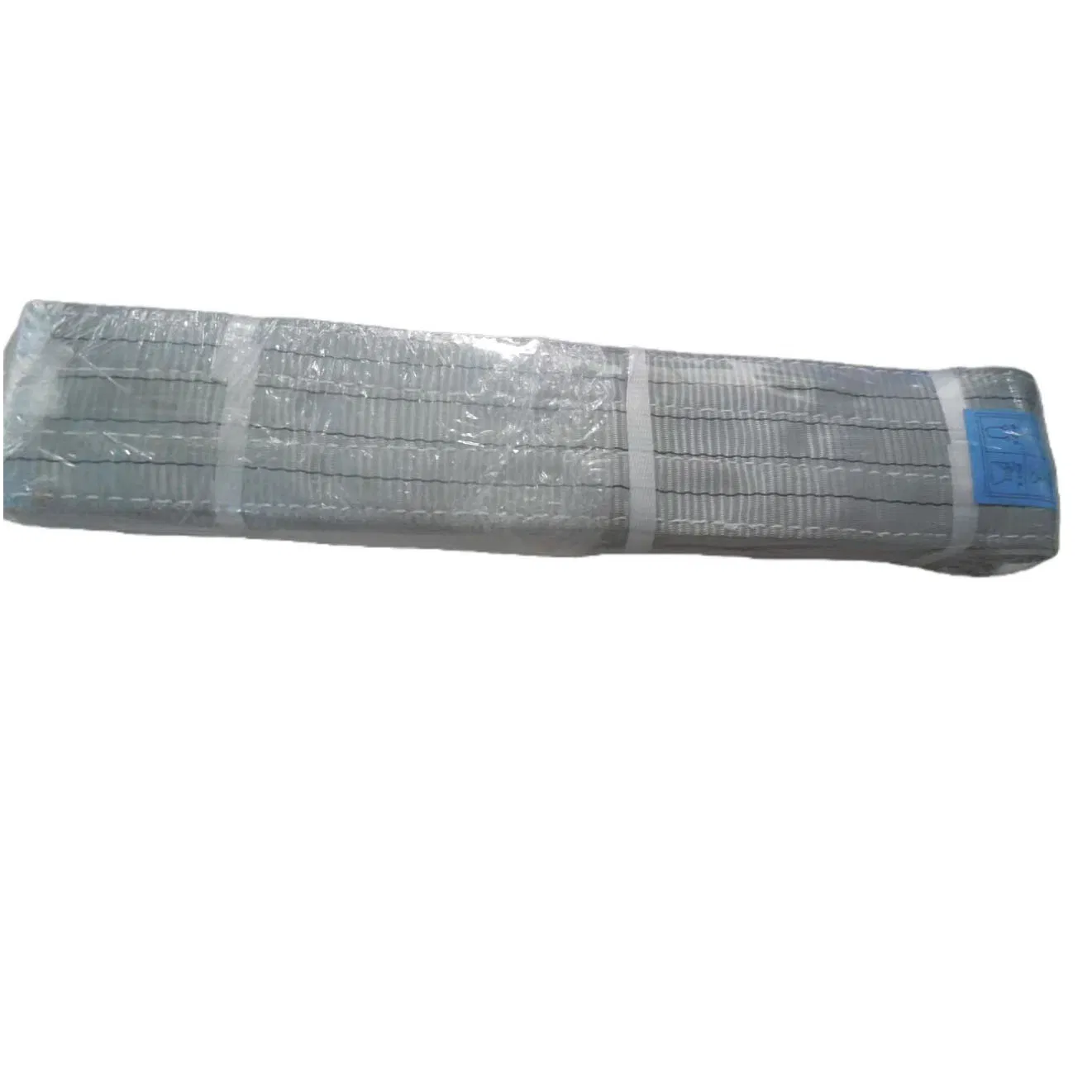 Polyester Lifting Sling, Heavy Duty Rigging Straps for Engines, Cranes, Hoists, Gray