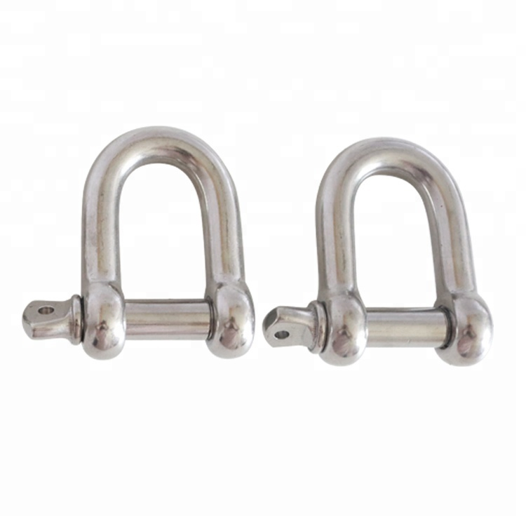 Socket Head Pin Dee Shackle Stainless Steel 316 Marine Rigging Hardware