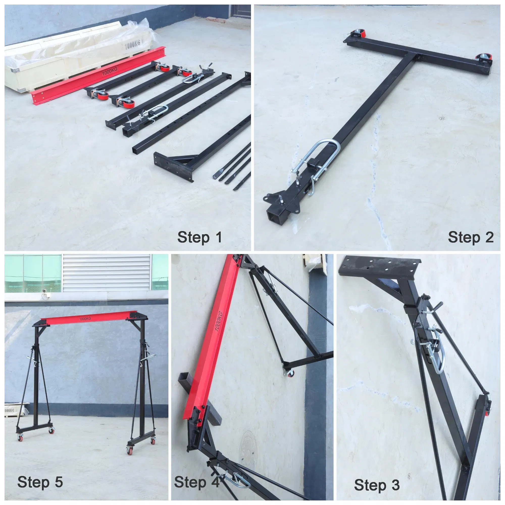 Adjustable Gantry Crane 1t and 2t Portable Gantry Hoist 4000 Lbs Shop Crane (wholesale and Retail)