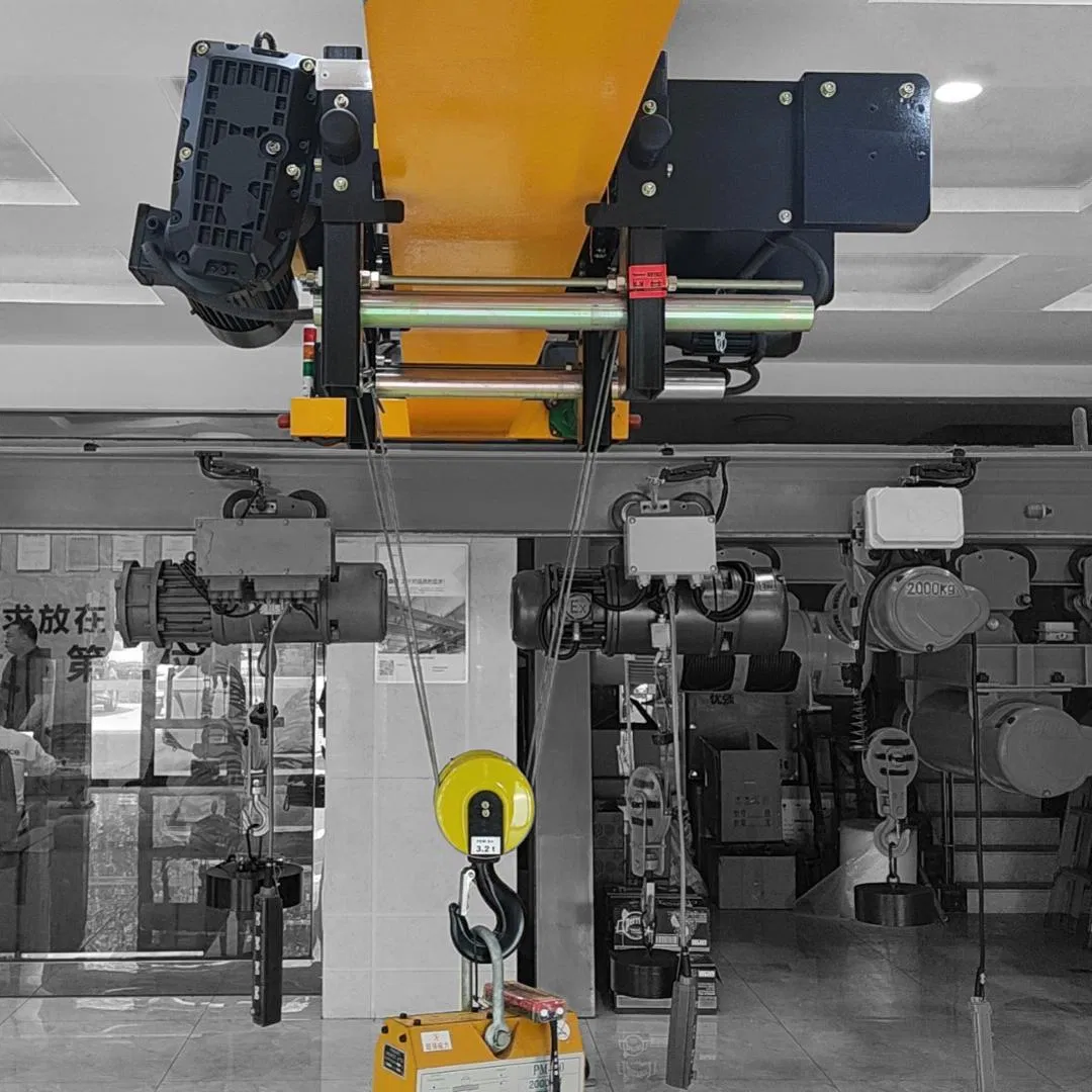 Made in China CE Certificated Euro Type Single Girder Beam Overhead Travelling Bridge Crane with Electric Low Temperature Resistant Electric Hoist