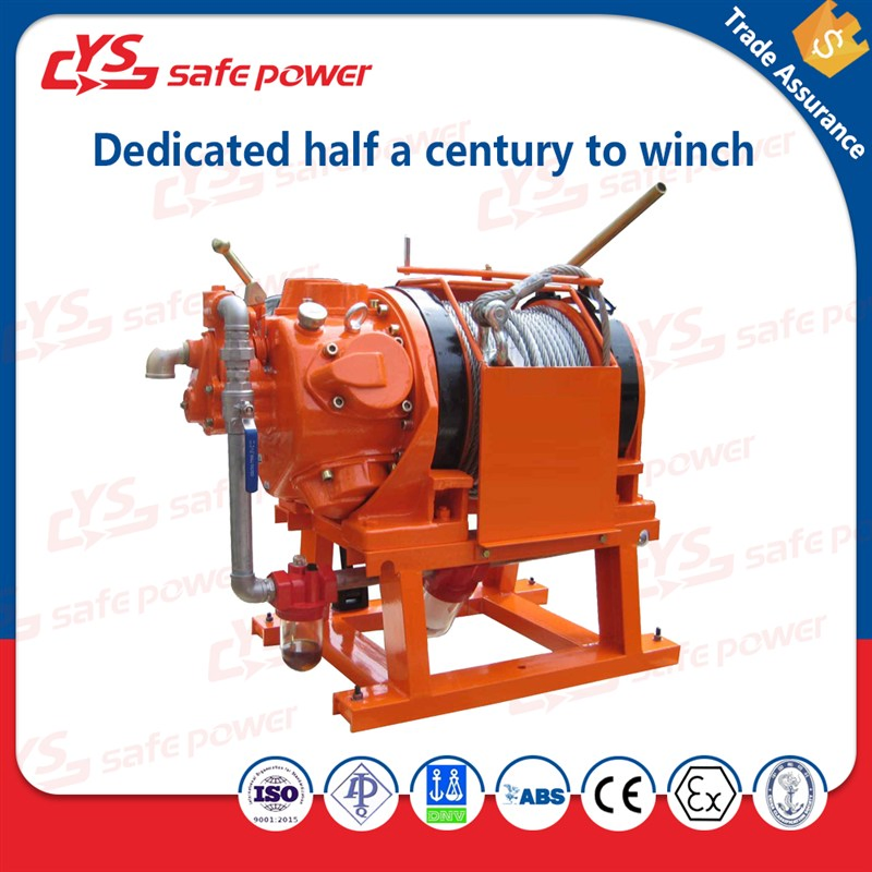 Underground Mine Use Pneumatic Air Winch