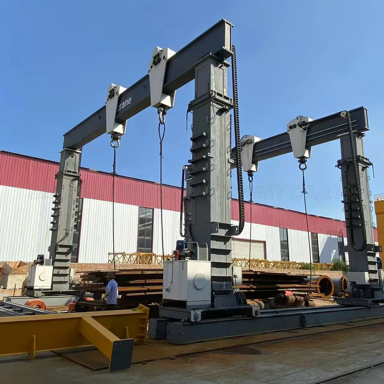 Lifting Gtg Stg 100-1200ton Hydraulic Gantry Crane with Electric Lifting Point