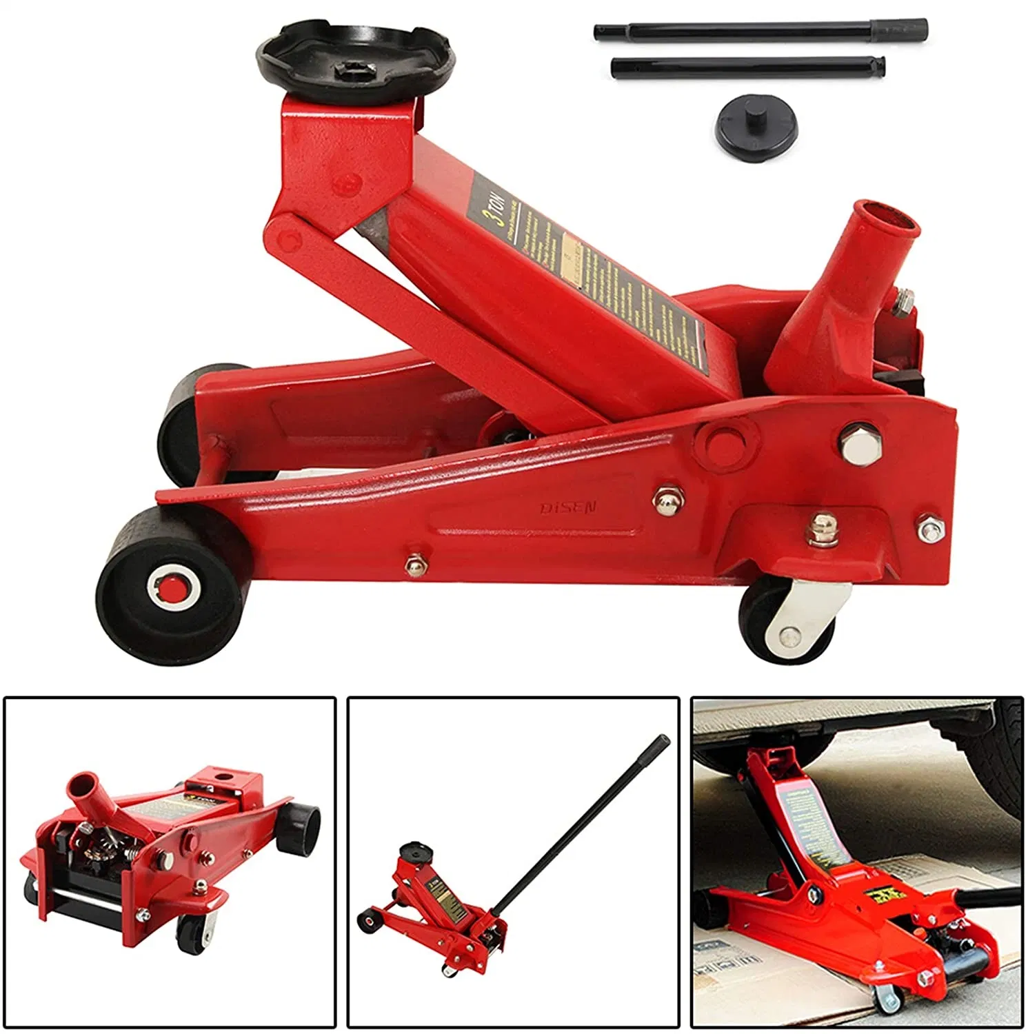 2.5t 500mm Quick Lift Hydraulic Car Floor Jack (38401003)