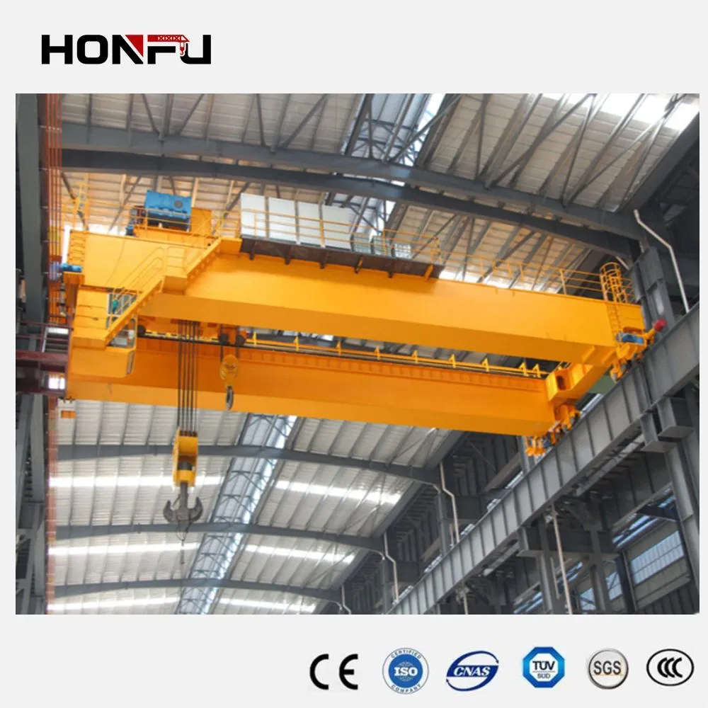 Factory Manufacturer Supplier 5t 10t 20t 30t 50t Electric Workshop Overhead Crane Single &amp; Double Beam Girder Overhead Traveling Bridge Crane