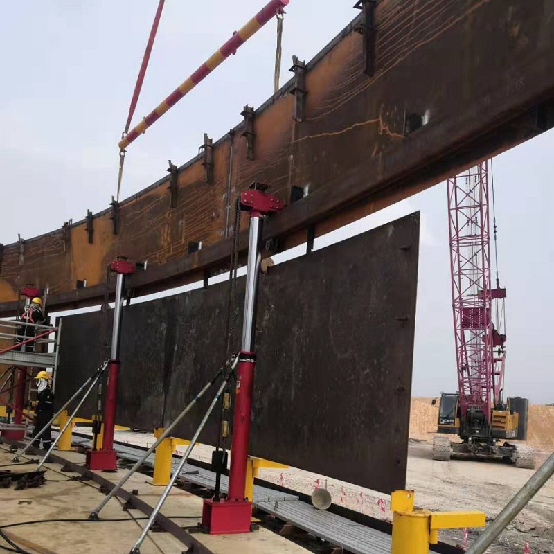 Advanced Tank Lifting Jack with Hydraulic Jacking System Stock Available/Two-Stage Hydraulic Tank Jacking System with PLC Synchronous Lifting Control System