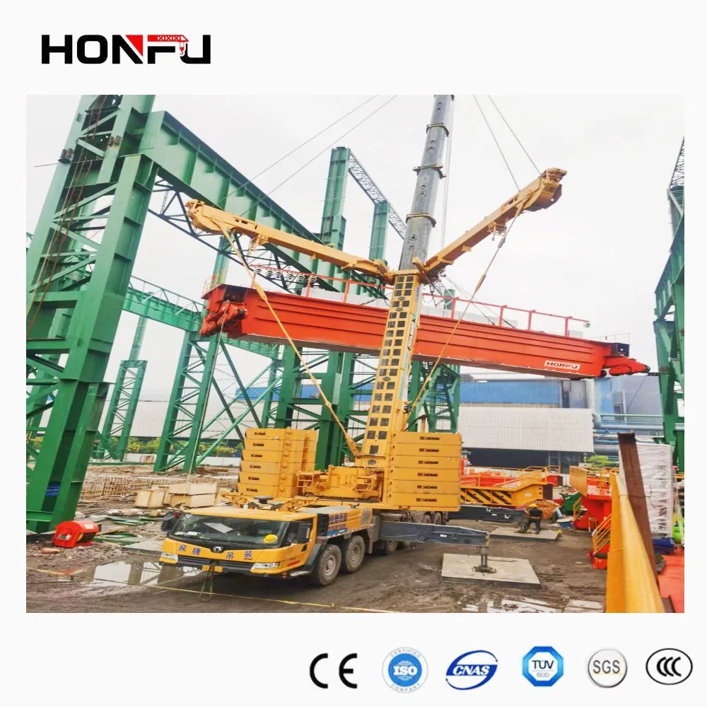 Factory Manufacturer Supplier 5t 10t 20t 30t 50t Electric Workshop Overhead Crane Single &amp; Double Beam Girder Overhead Traveling Bridge Crane