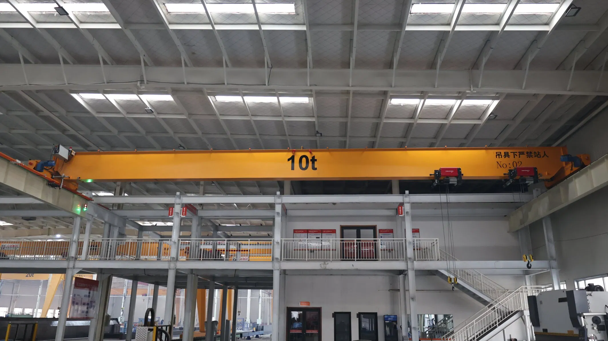 China Factory Shanghai Supplier Low Noise Euro-Style 10 T Single Girder Electric Overhead Traveling Beam Bridge Crane Good Price