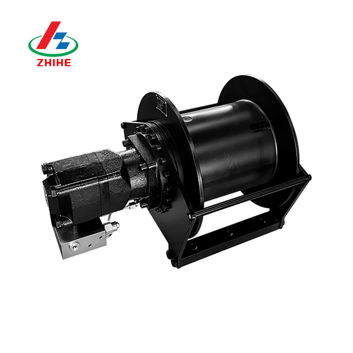 Zhihe 10 Ton Single Application Hydraulic Winch for Cranes Boats Ships &amp; Anchors-Electric &amp; Pneumatic Power Source