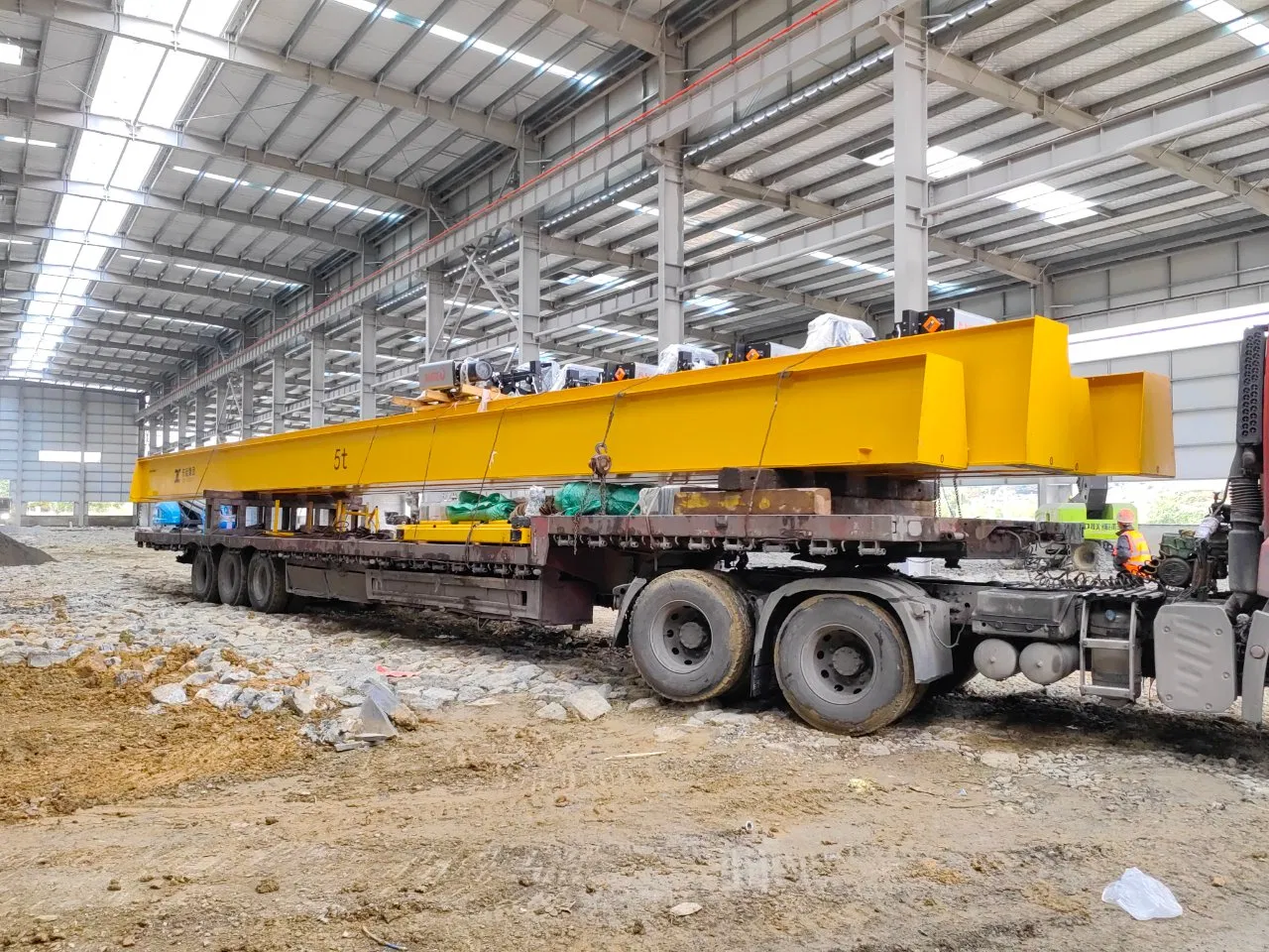 Workshop Ceiling Rail Traveling 3t 5t 10t Single Girder Overhead Crane with Hoist