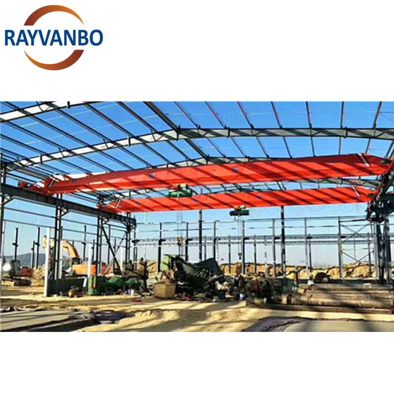 Workshop Electric Wire Rope Hoist Single Double Girder Beam Eot Overhead Bridge Traveling Crane 2 3 5 8 10 12 16 25 100 Ton Construction Lifting Equipment