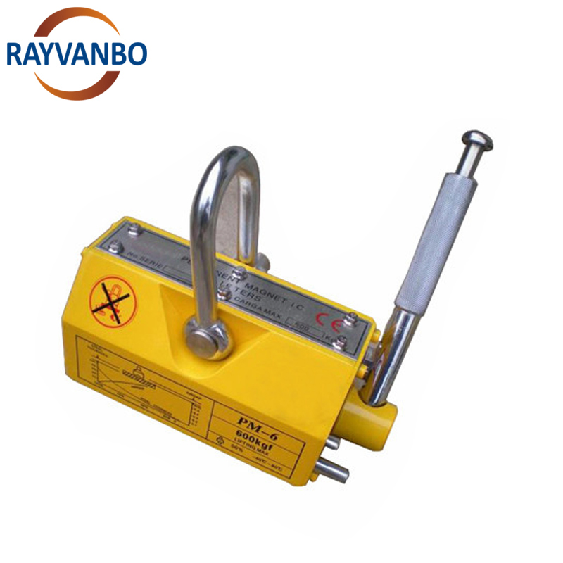 Manual Permanent Magnetic Lifter Elevador Magnetico Permanente Magnetic Lifting Tool 600kg