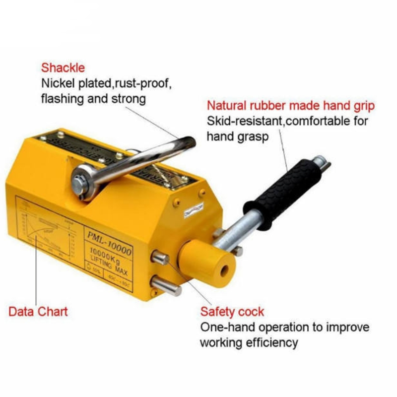 Heavy Duty 100~1000kg Crane Hoist Lifting Magnetic Lifter for Construction Industries Available in New and Used Condition