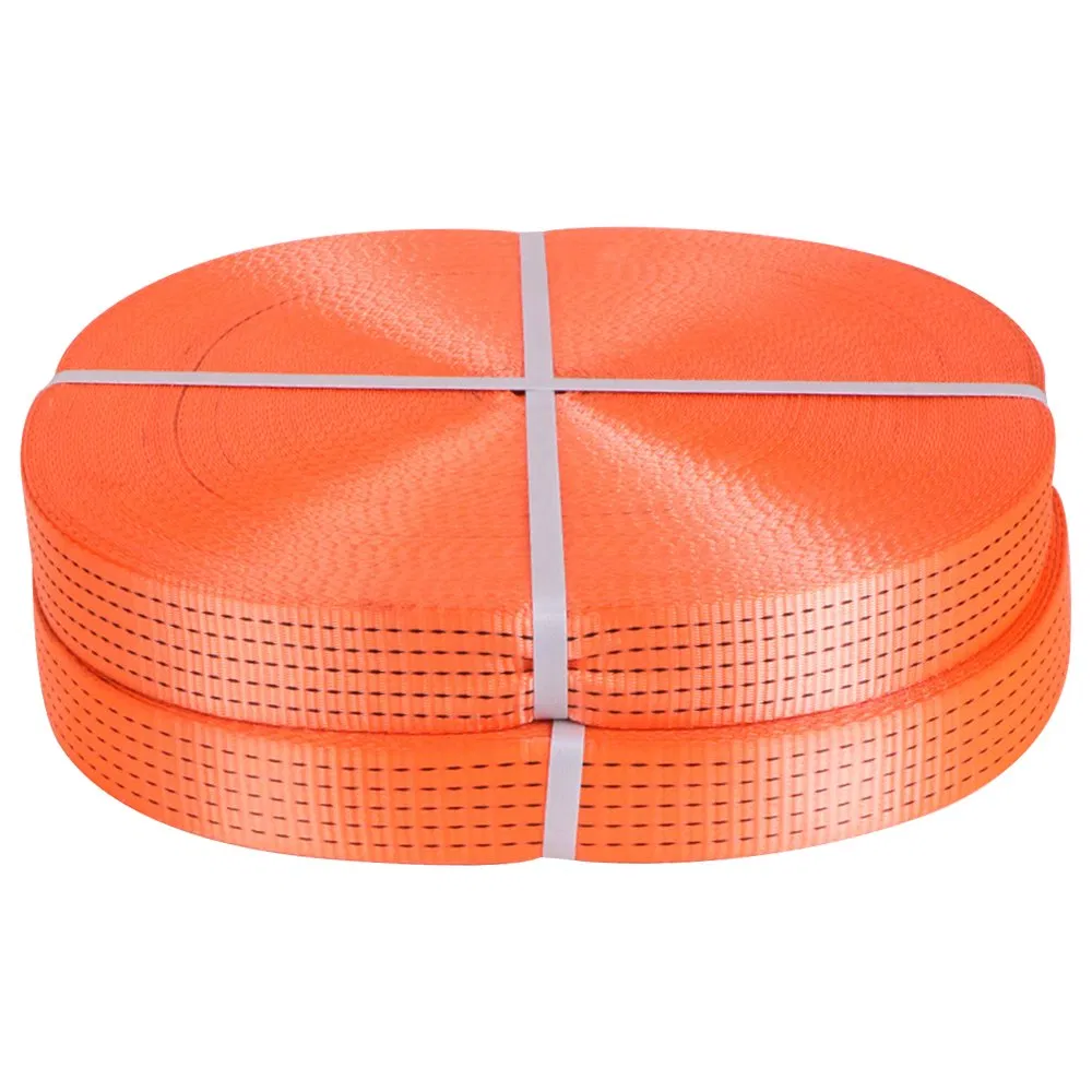 Customized Polyester Webbing Material for Lifting Sling High Strength Roll Webbing Straps