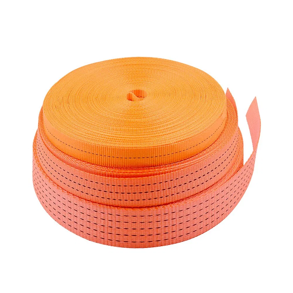 Customized Polyester Webbing Material for Lifting Sling High Strength Roll Webbing Straps