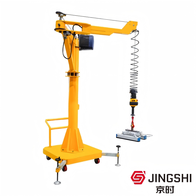 Portable Folding Arm Crane Device Machine for Workplace